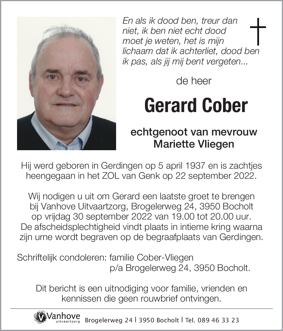 Gerard Cober