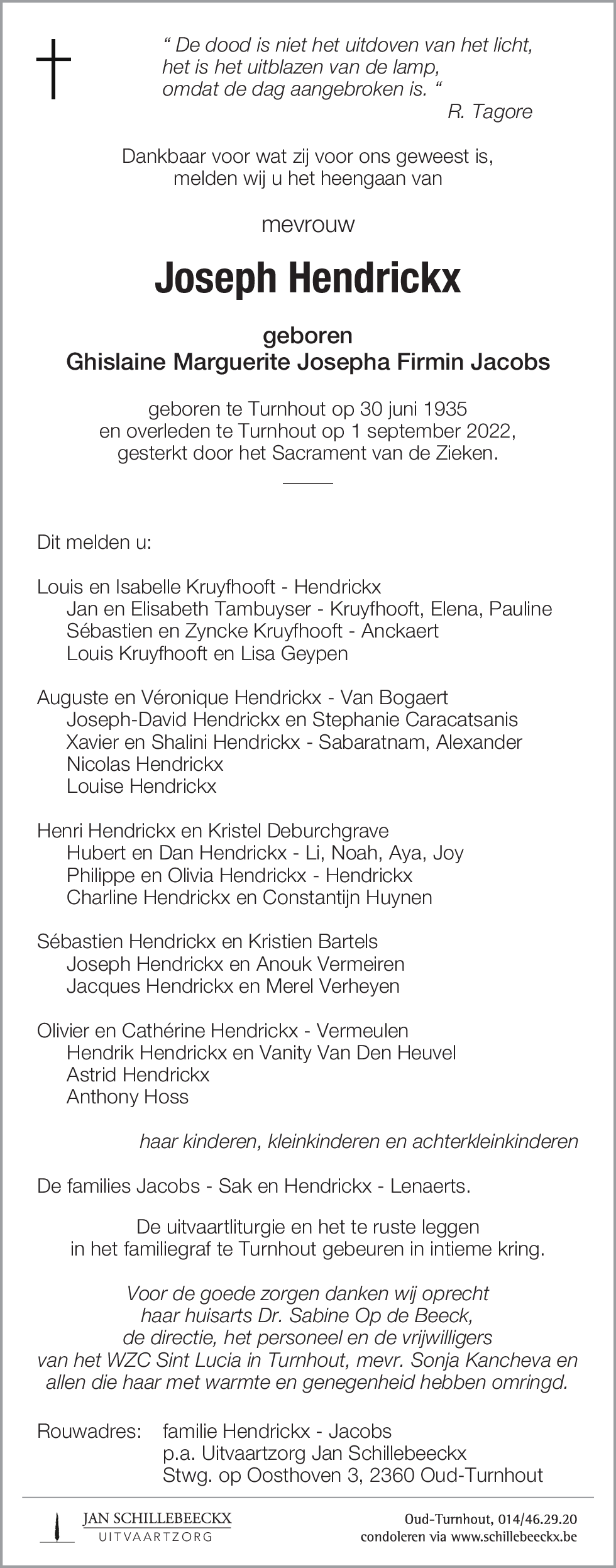 Ghislaine Hendrickx - Jacobs