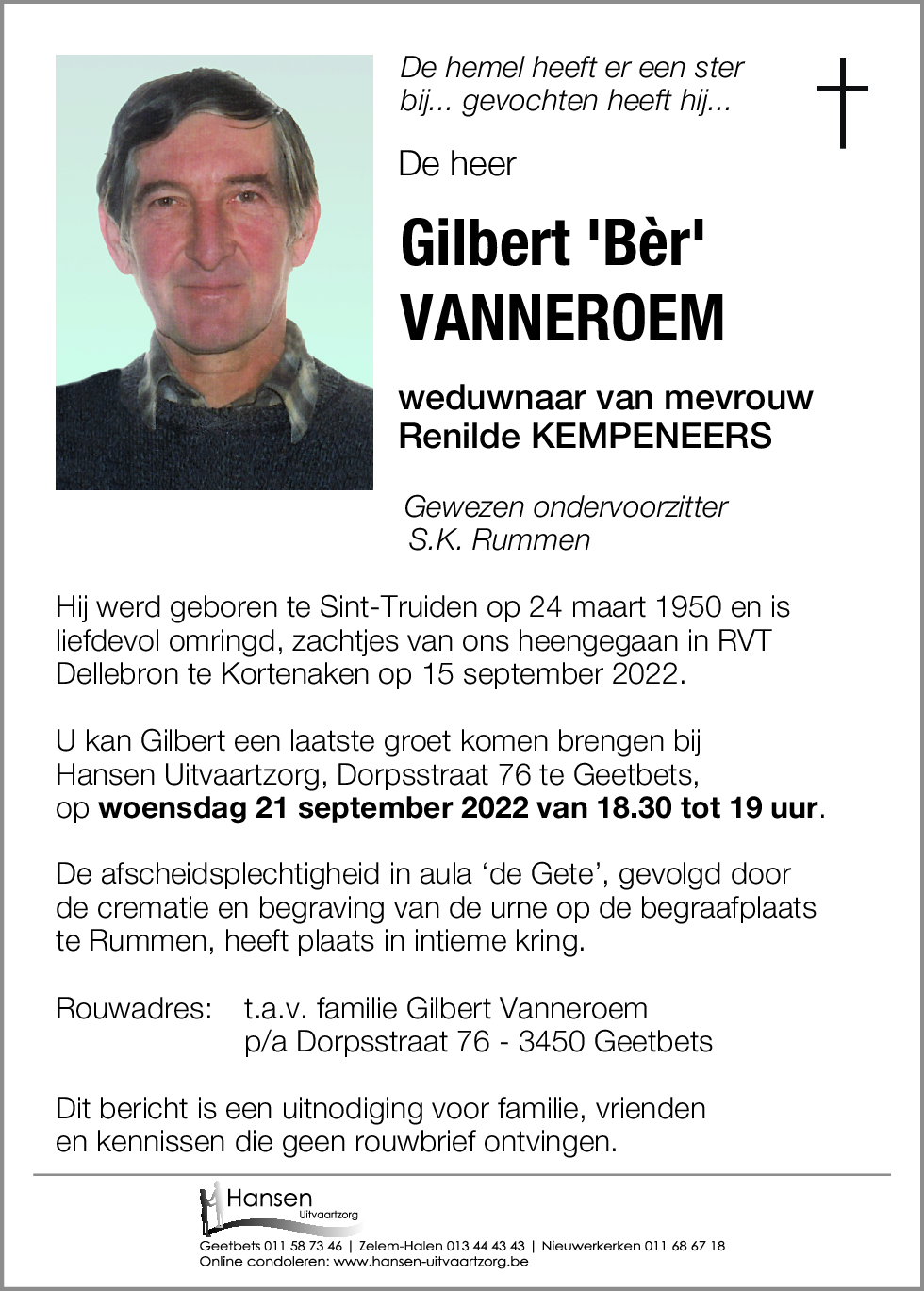 Gilbert VANNEROEM