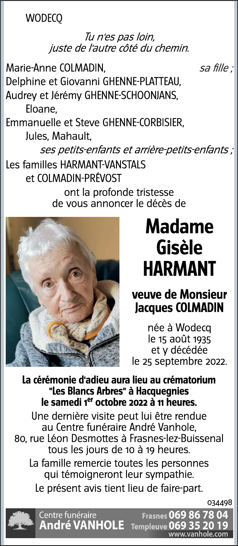 Gisèle HARMANT