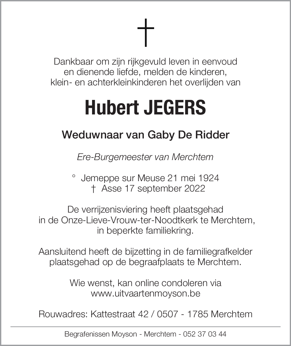 Hubert Jegers