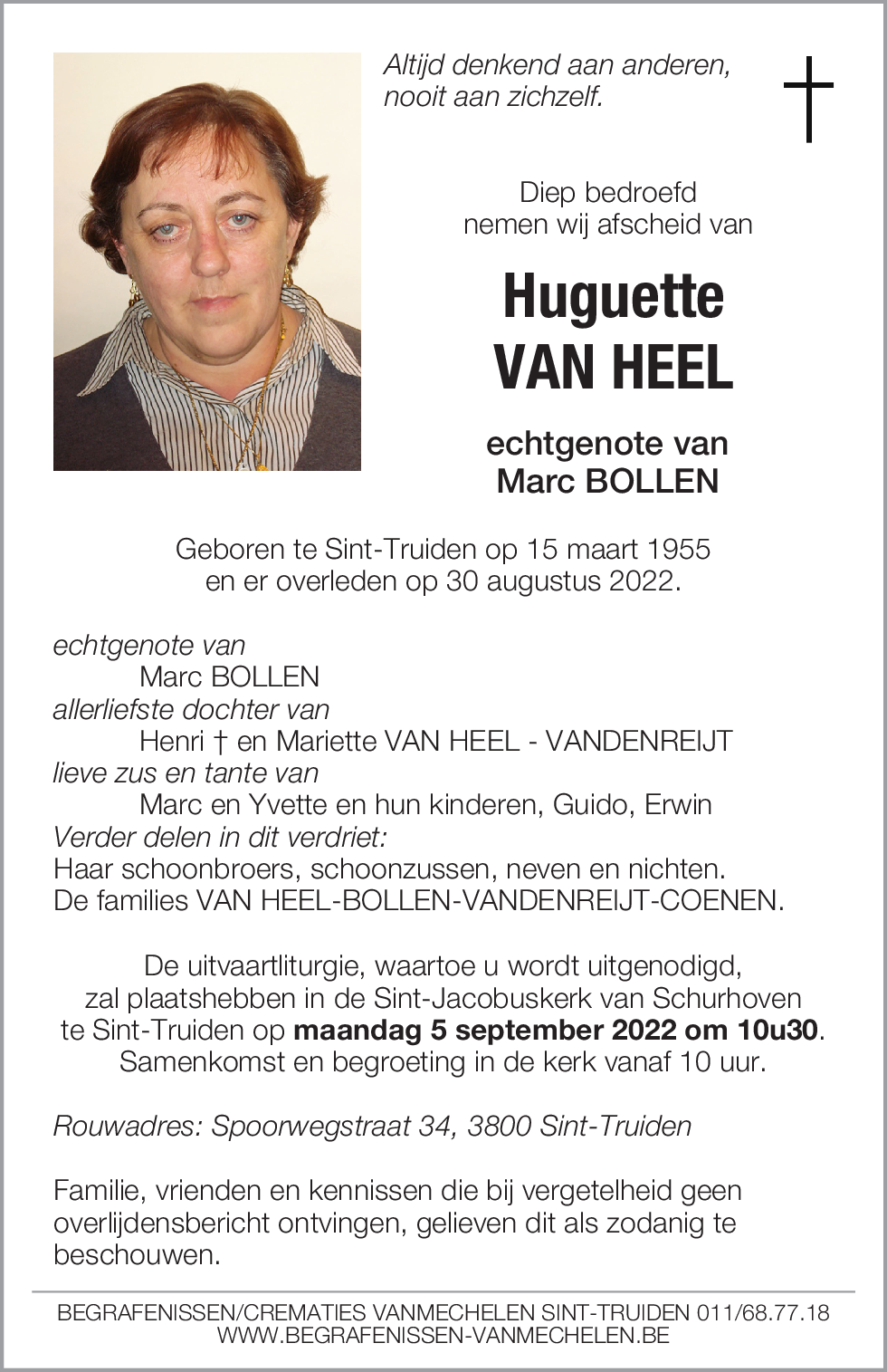 Huguette Van Heel