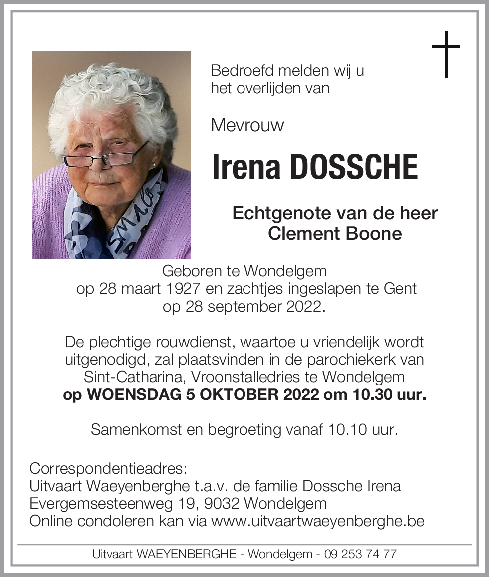 Irena Dossche