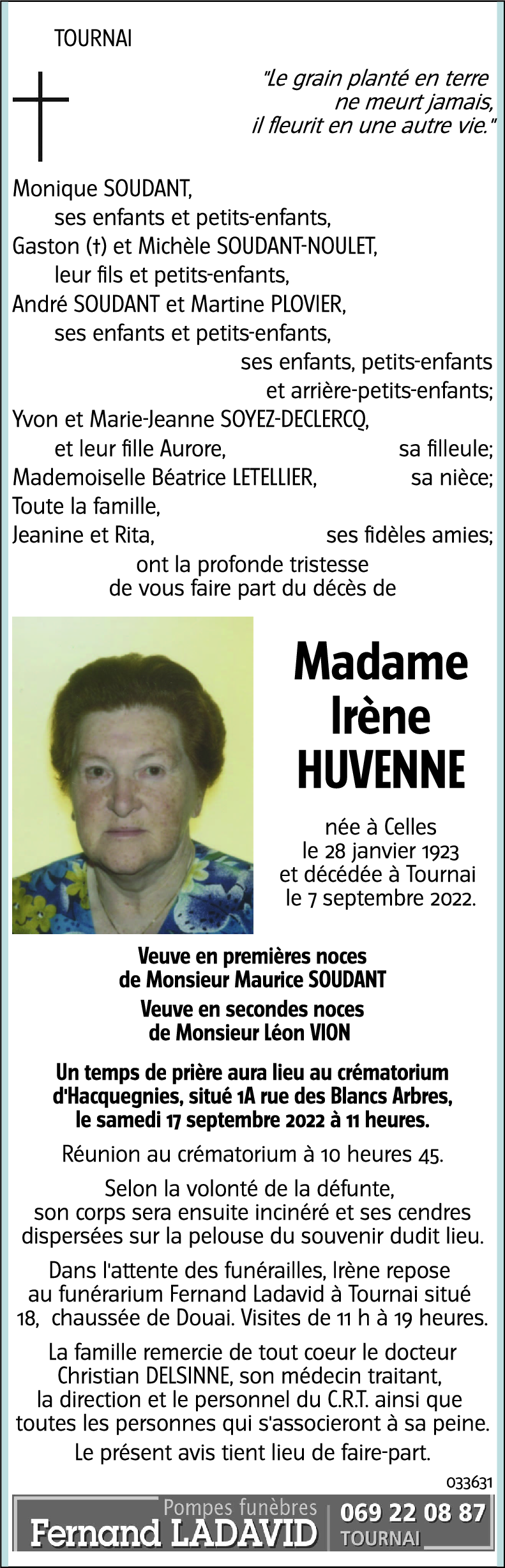 Irène HUVENNE