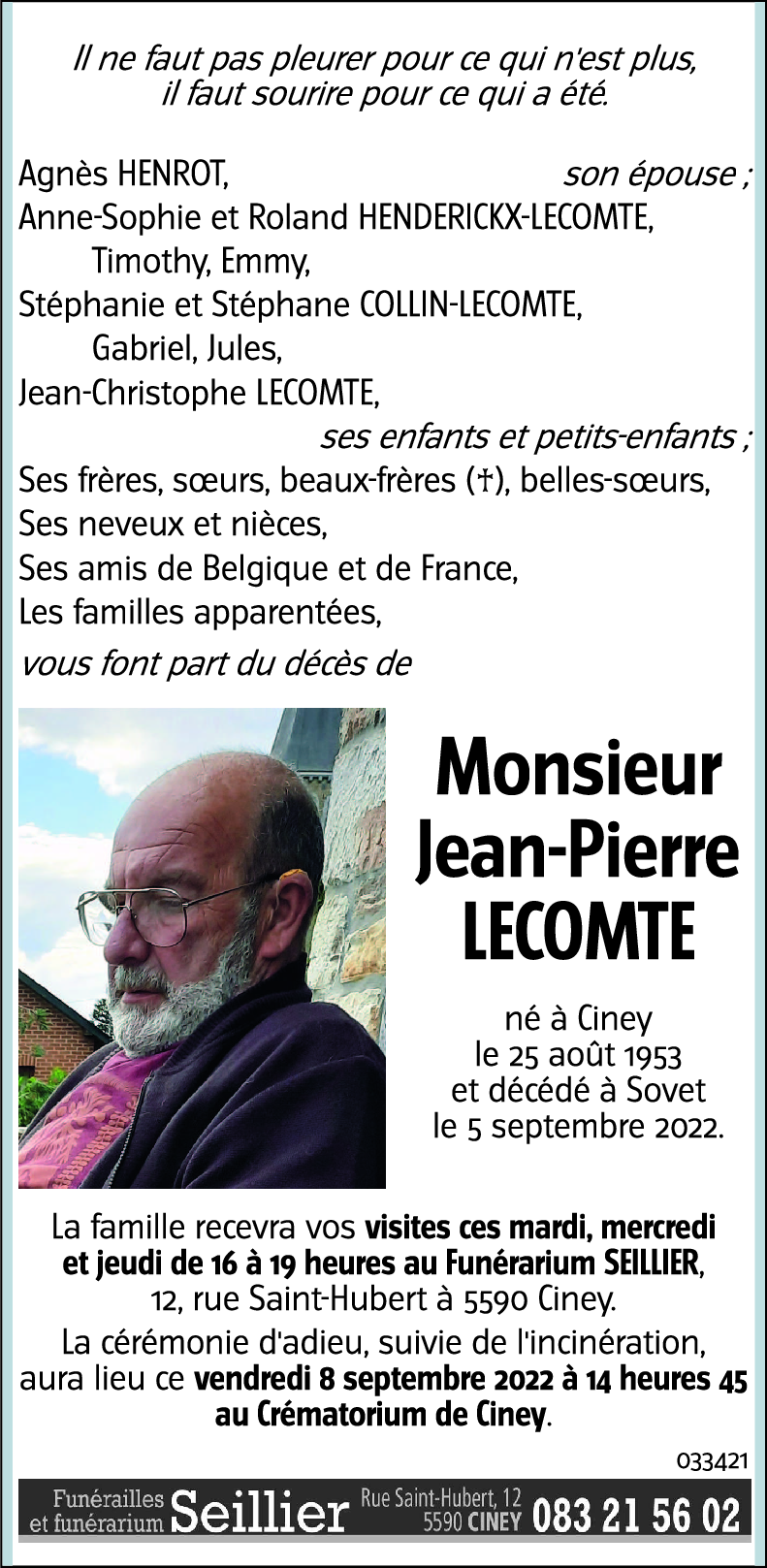 Jean-Pierre LECOMTE
