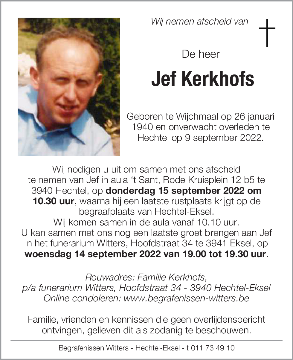 Jef Kerkhofs