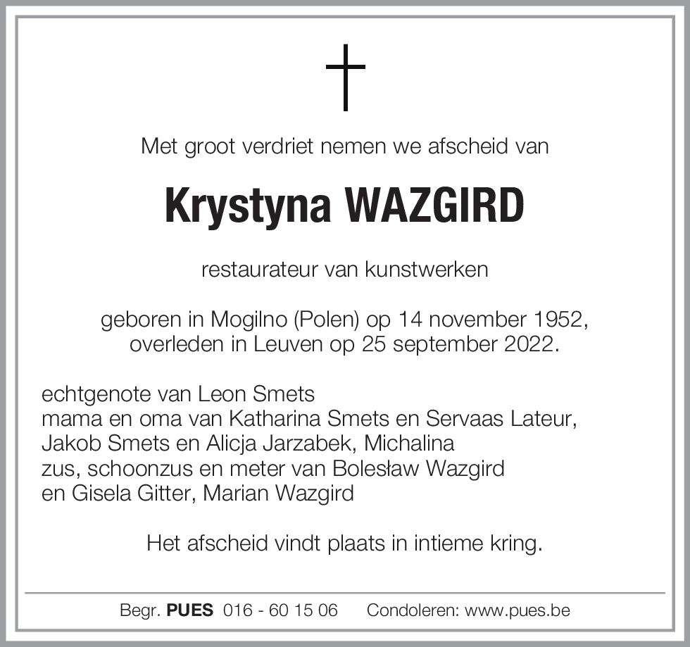 Krystyna Wazgird