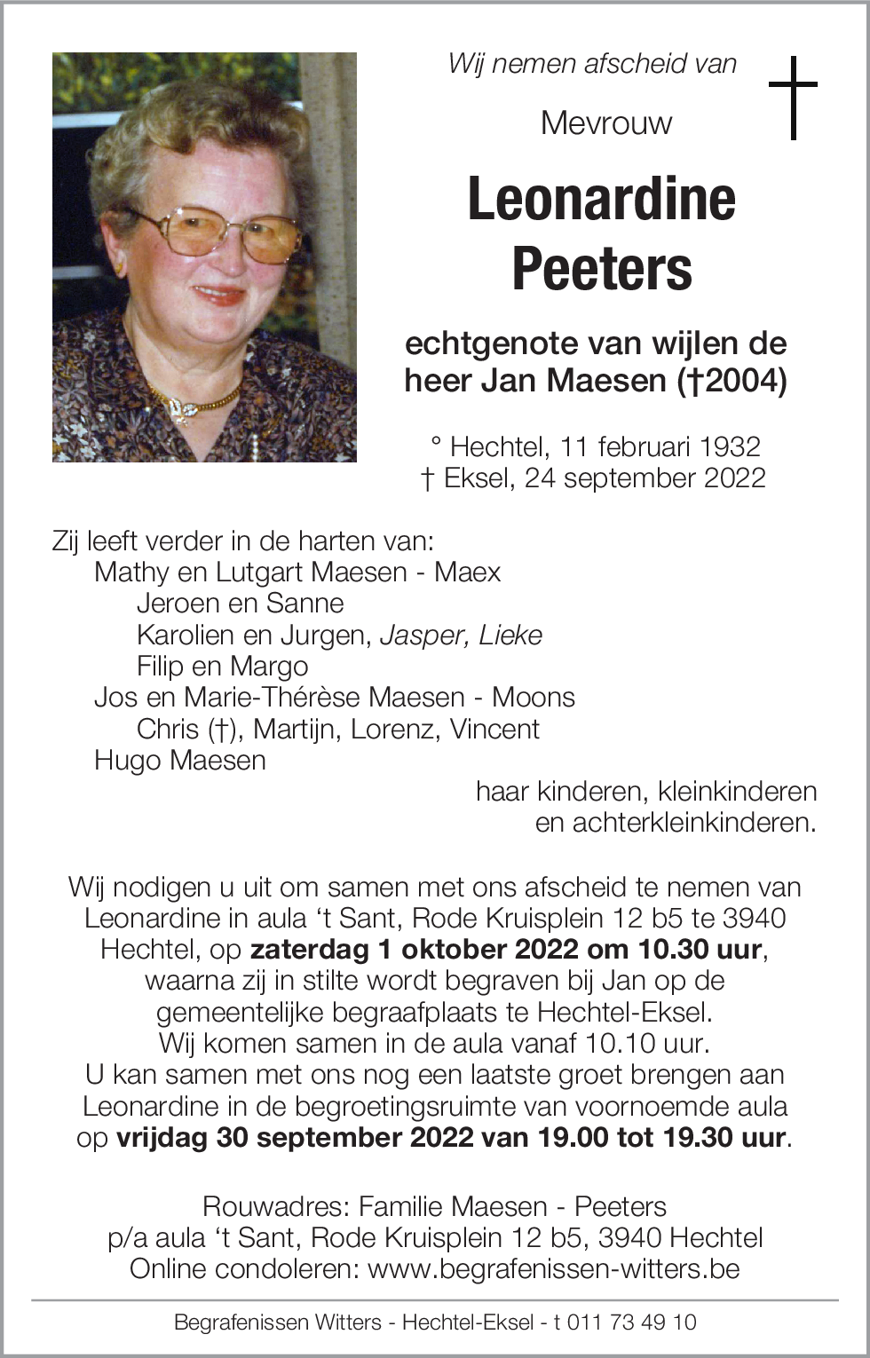 Leonardine Peeters