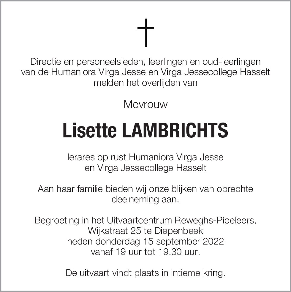 Lisette Lambrichts