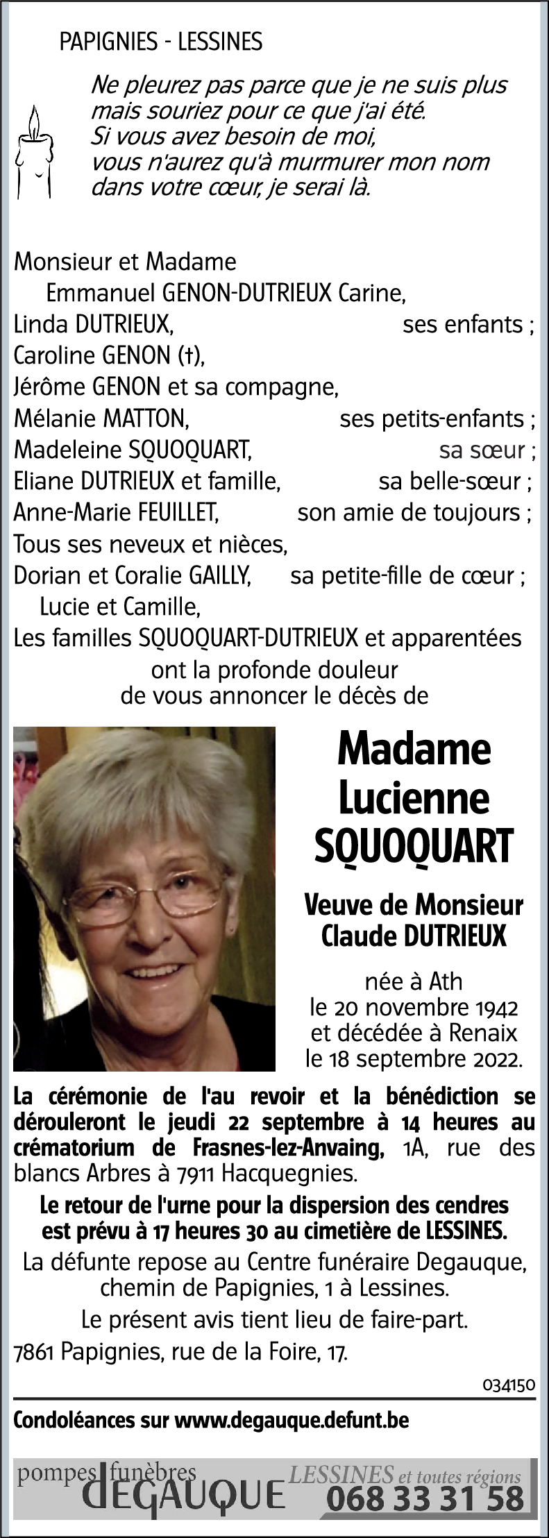 Lucienne Squoquart