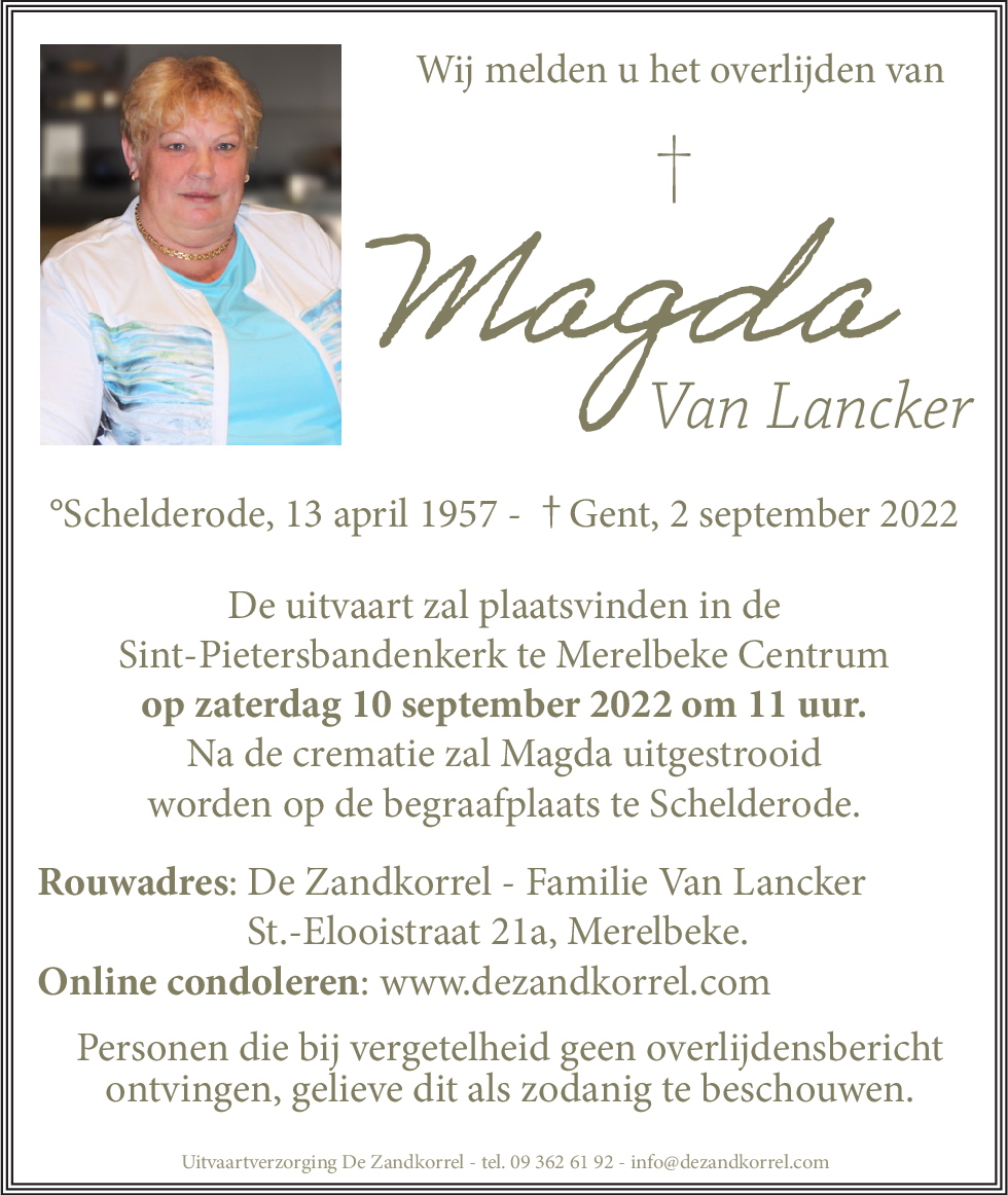 Magda Van Lancker