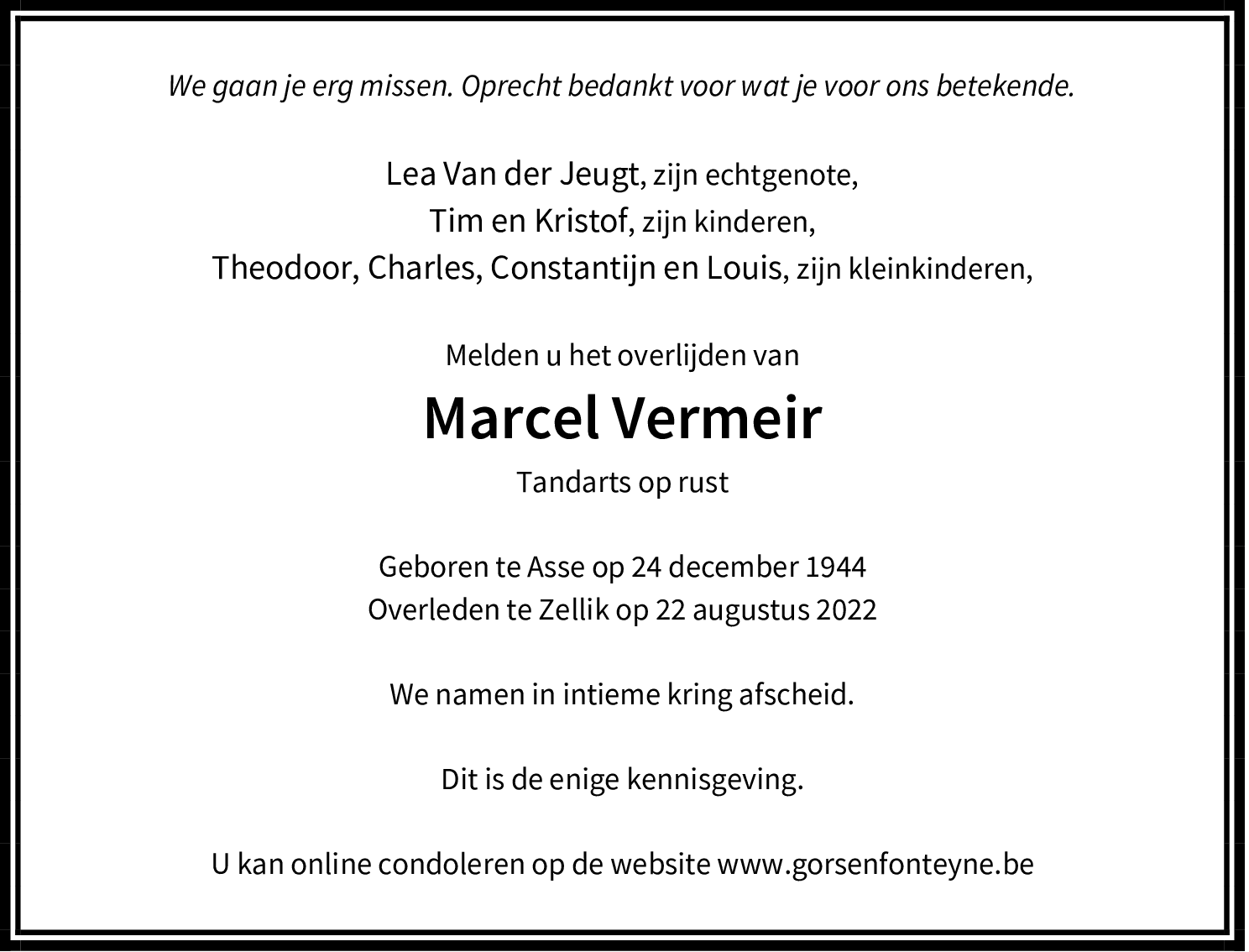 Marcel Vermeir