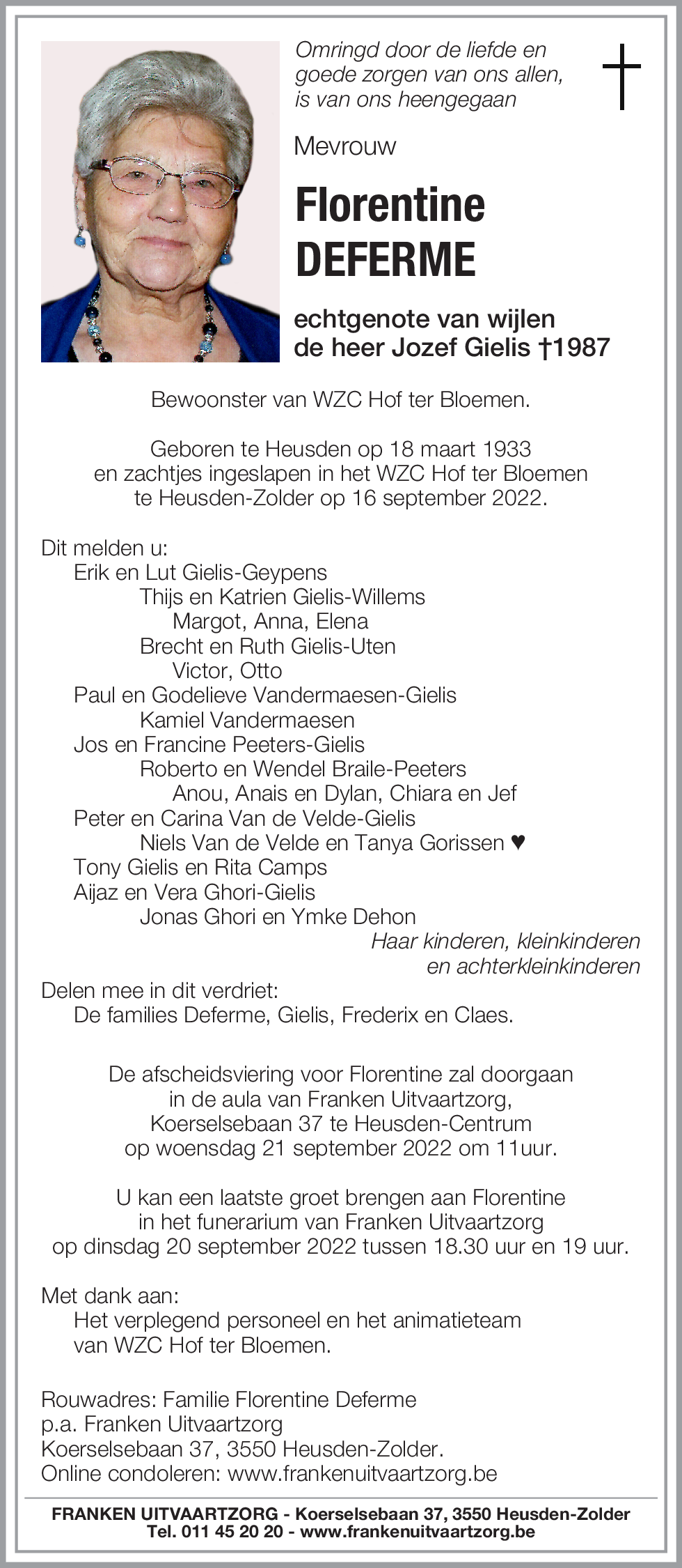 Maria Florentina J Deferme