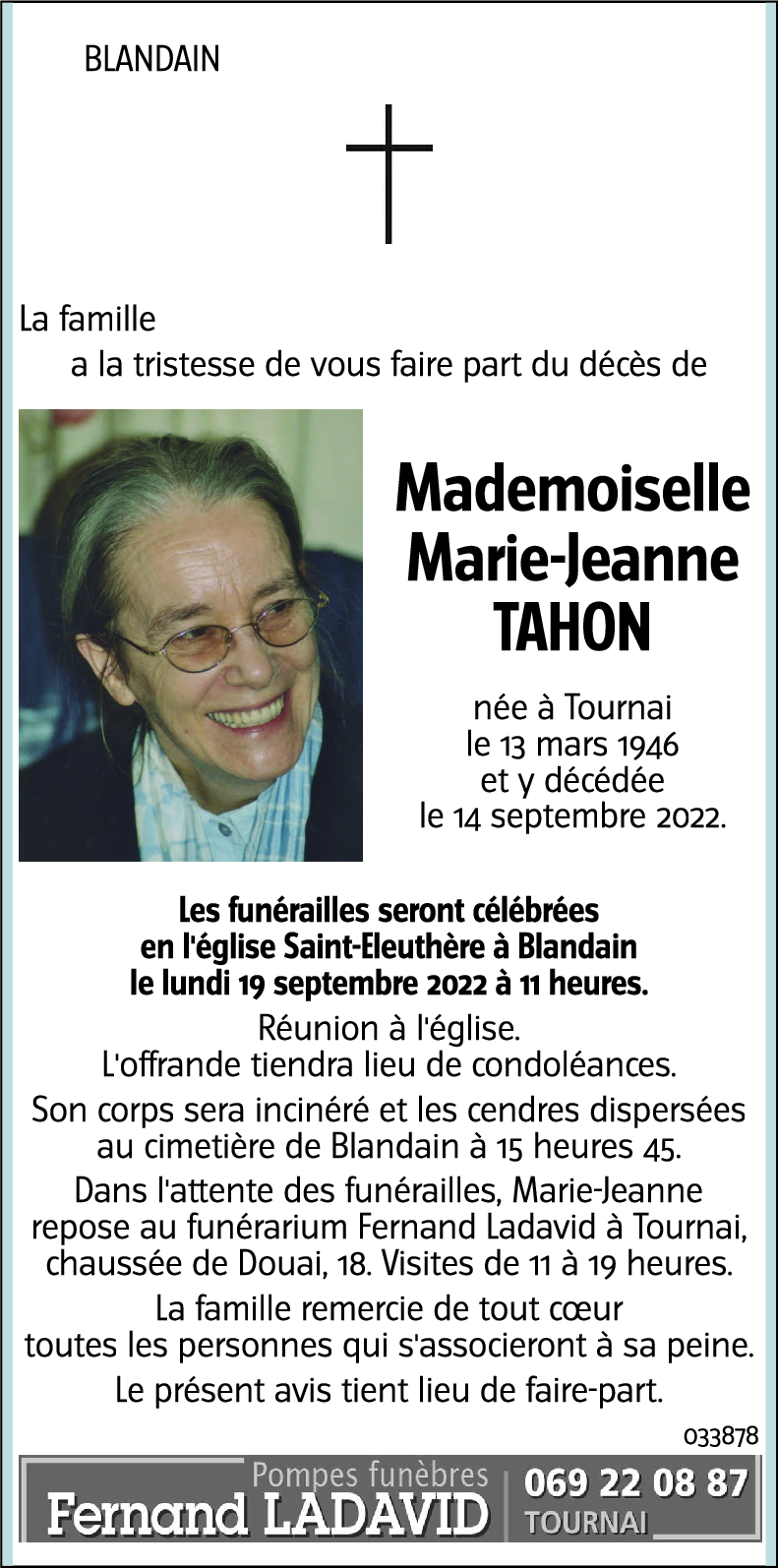 Marie-Jeanne TAHON