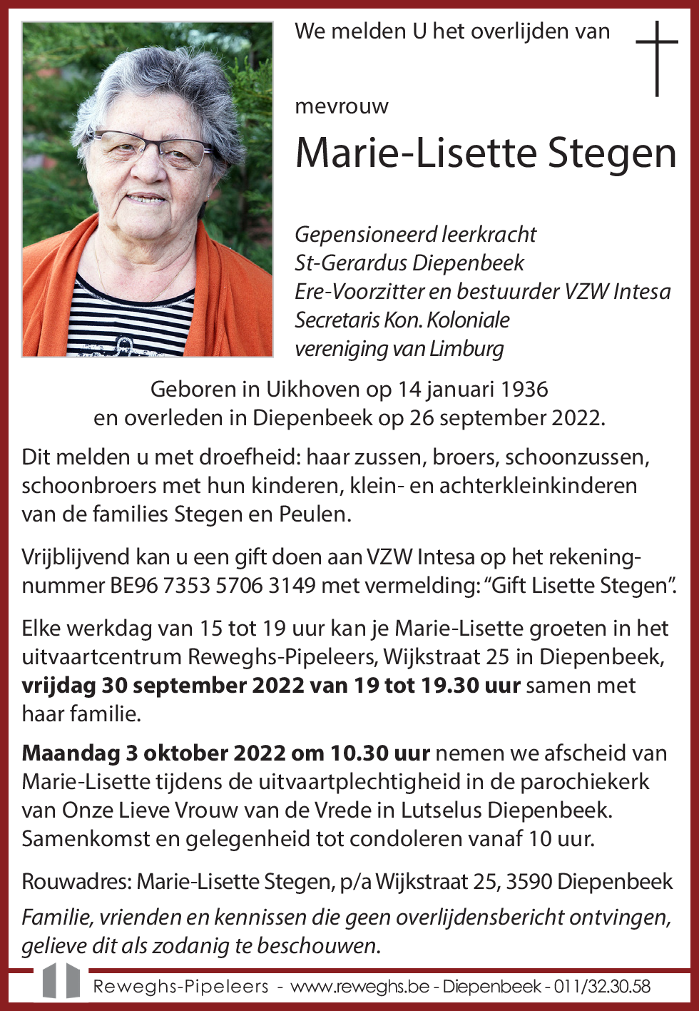Marie-Lisette Stegen