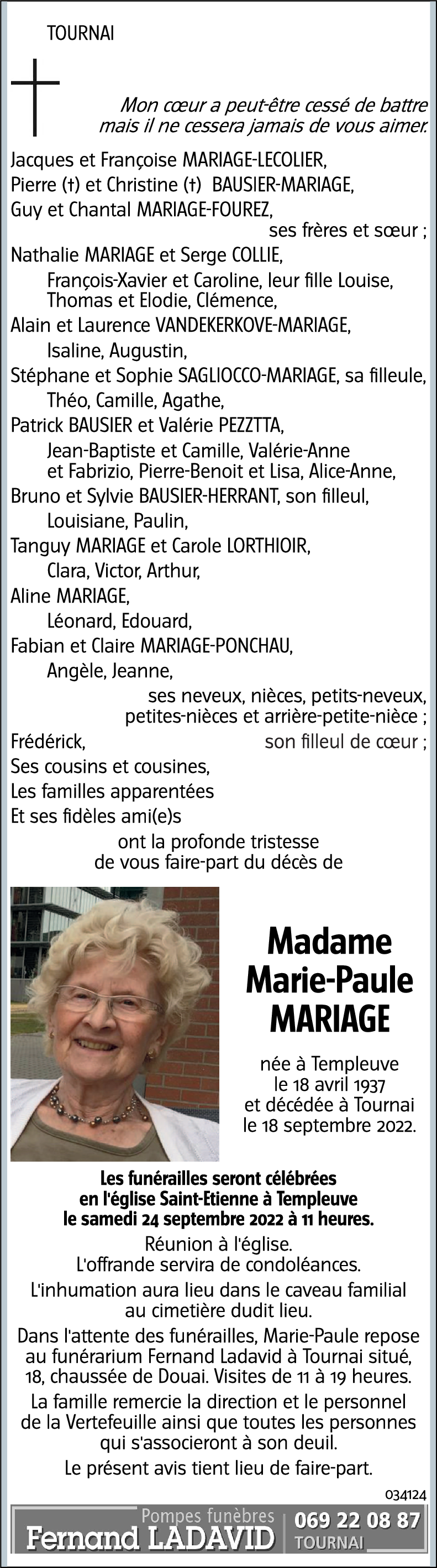 Marie-Paule MARIAGE