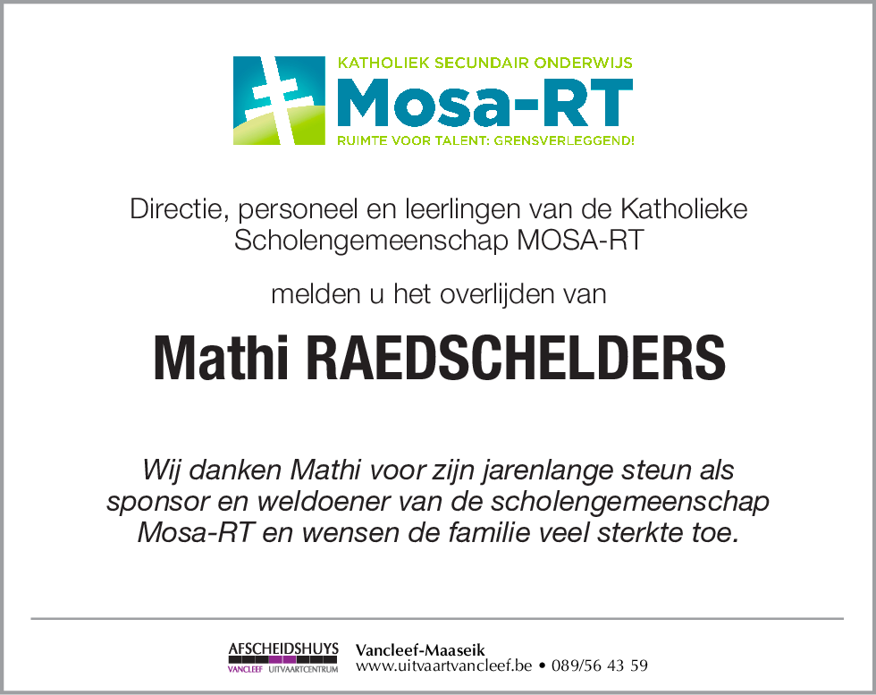 Mathi Raedschelders