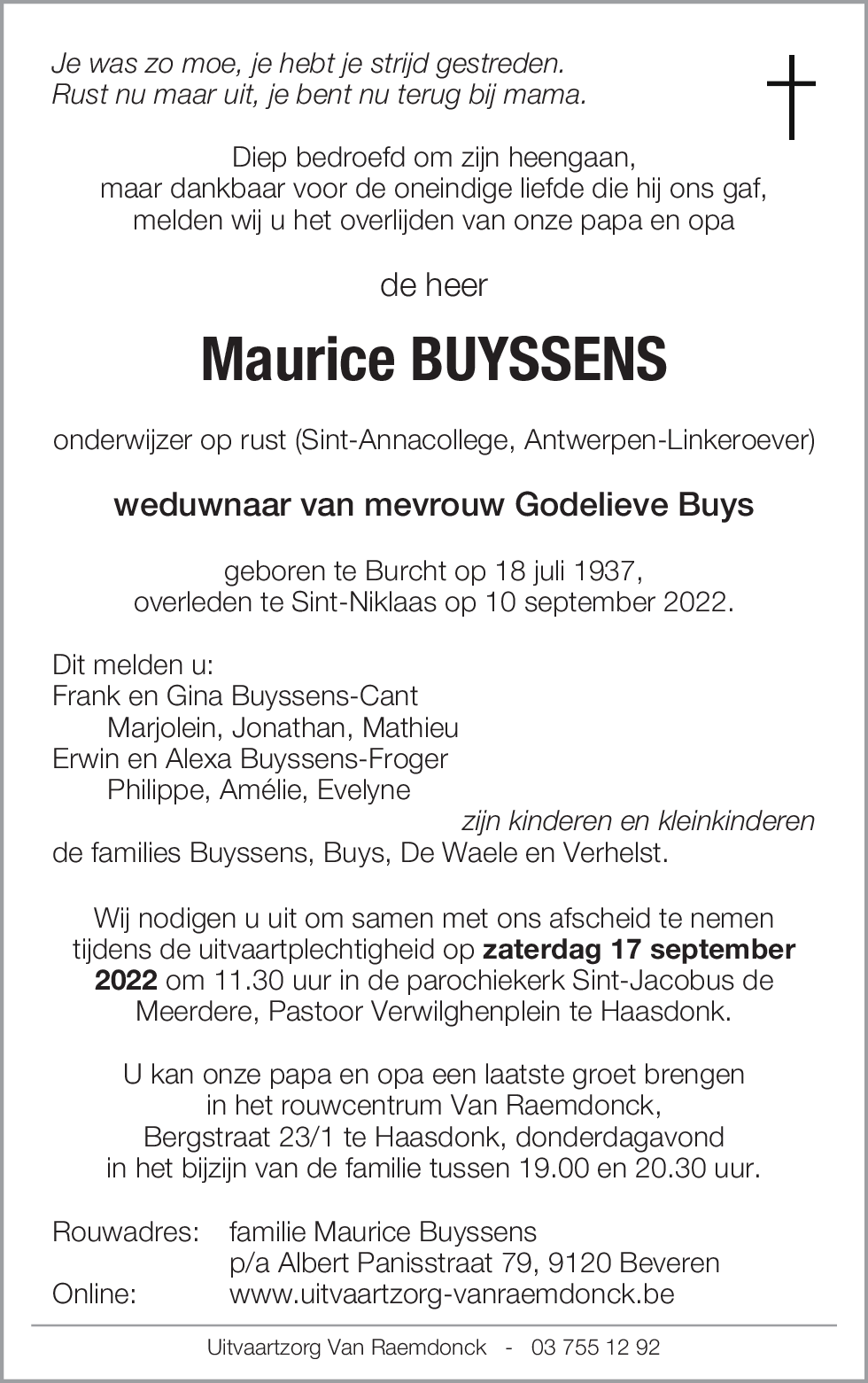 Maurice Buyssens