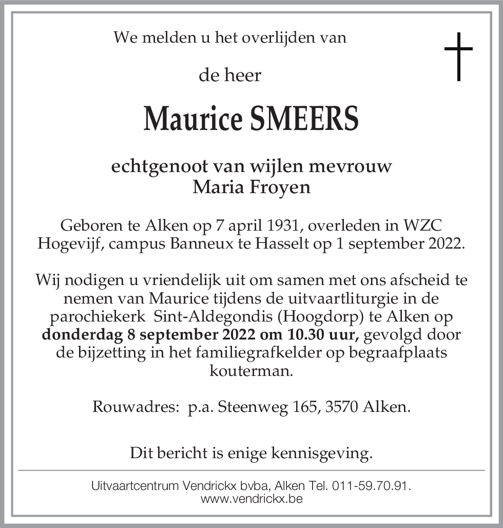 Maurice Smeers