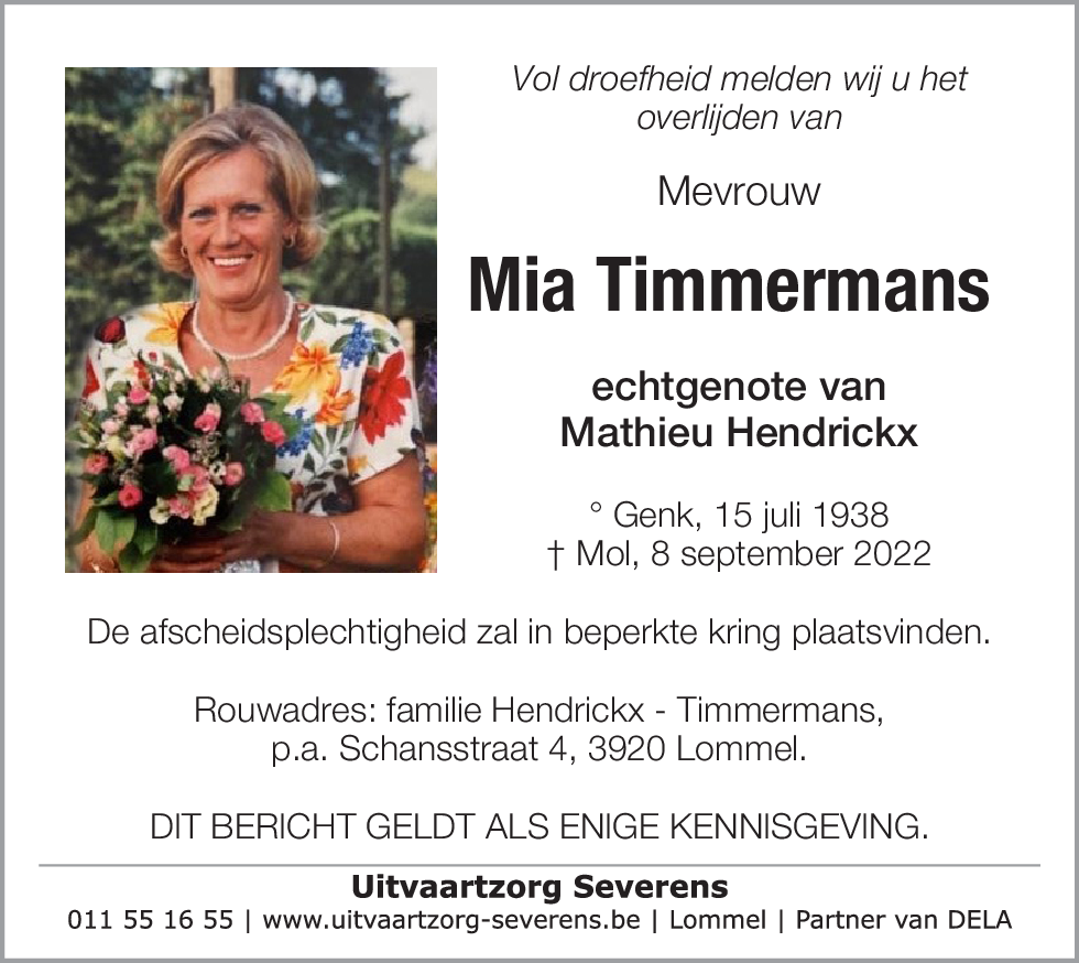 Mia Timmermans