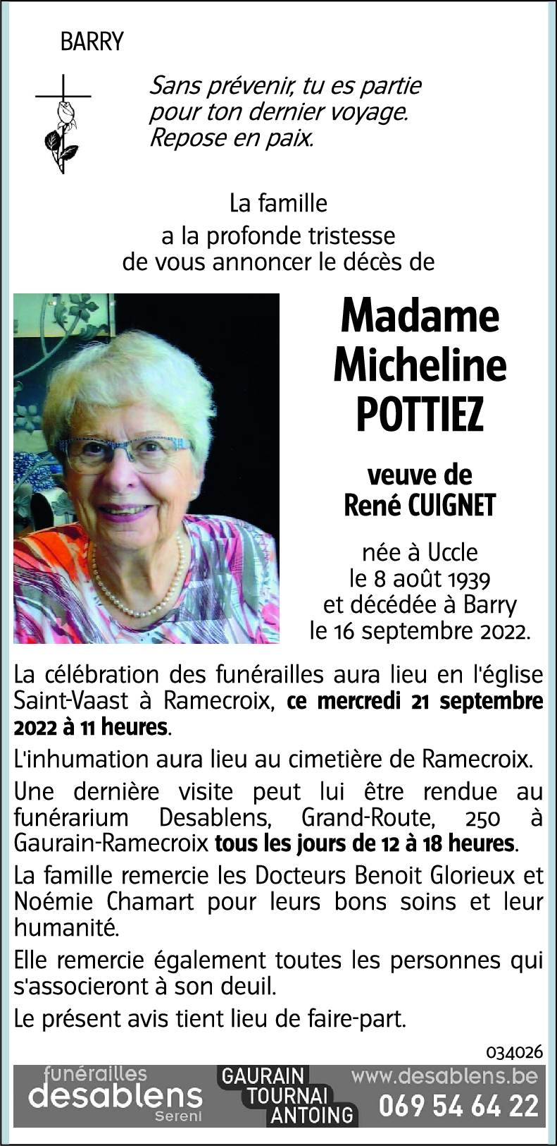 Micheline POTTIEZ