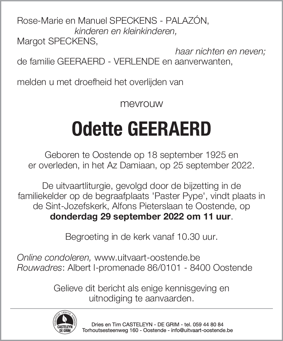 Odette Geeraerd