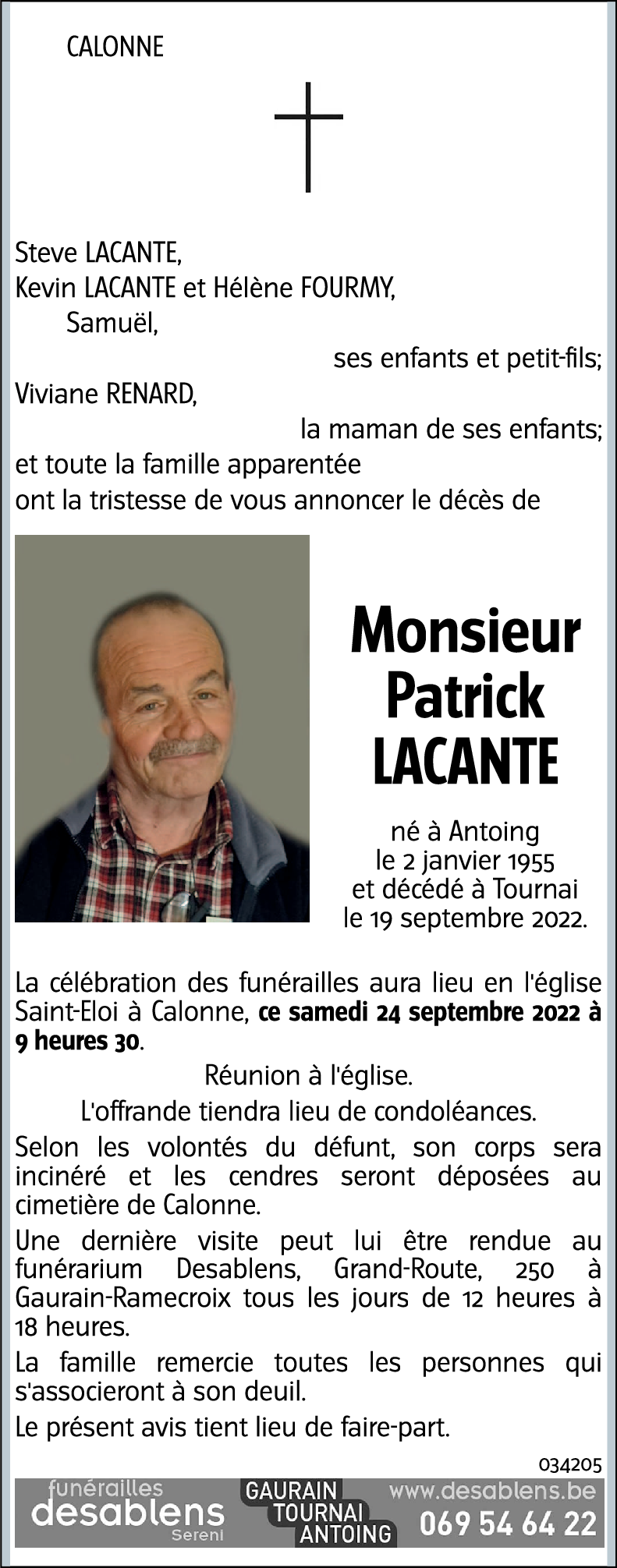 Patrick LACANTE