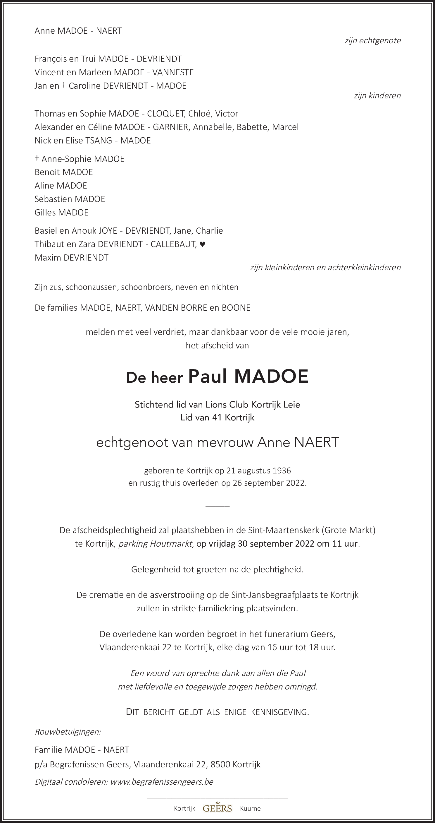 Paul Madoe