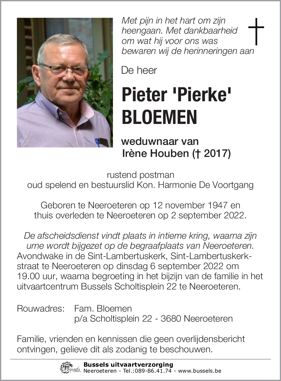 Pieter 'Pierke' BLOEMEN