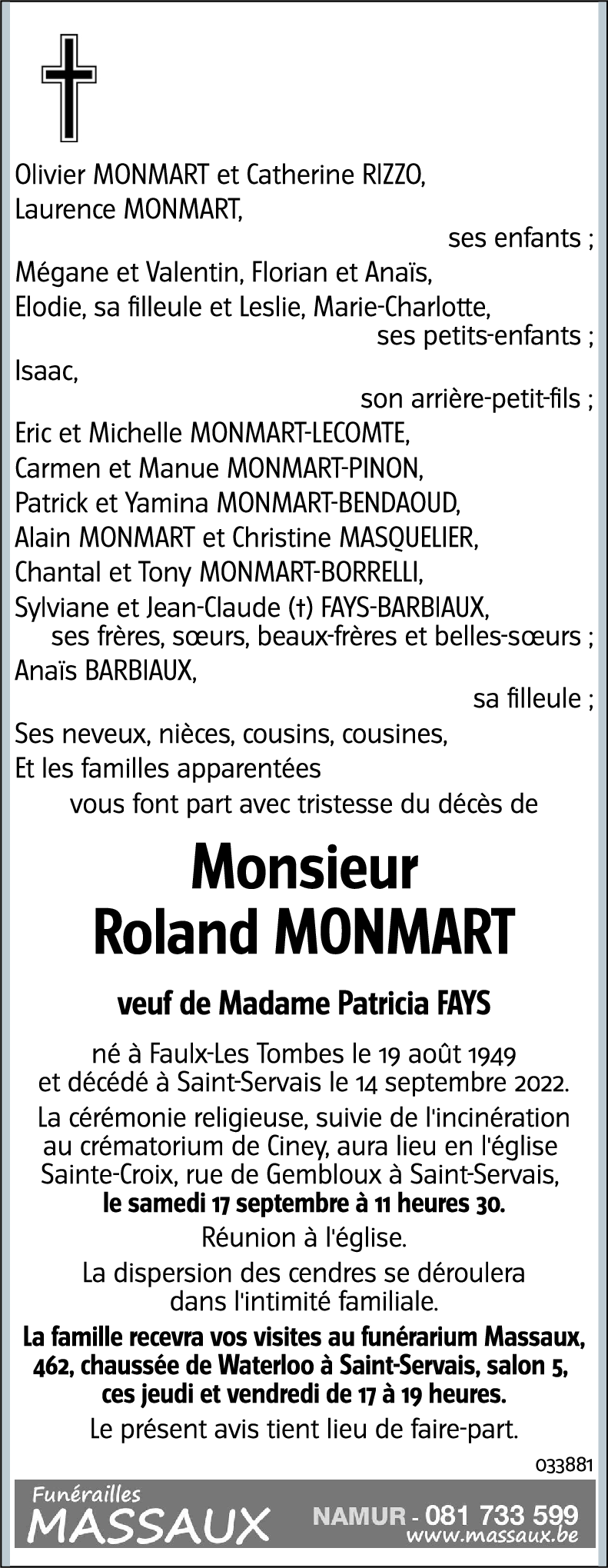 Roland MONMART