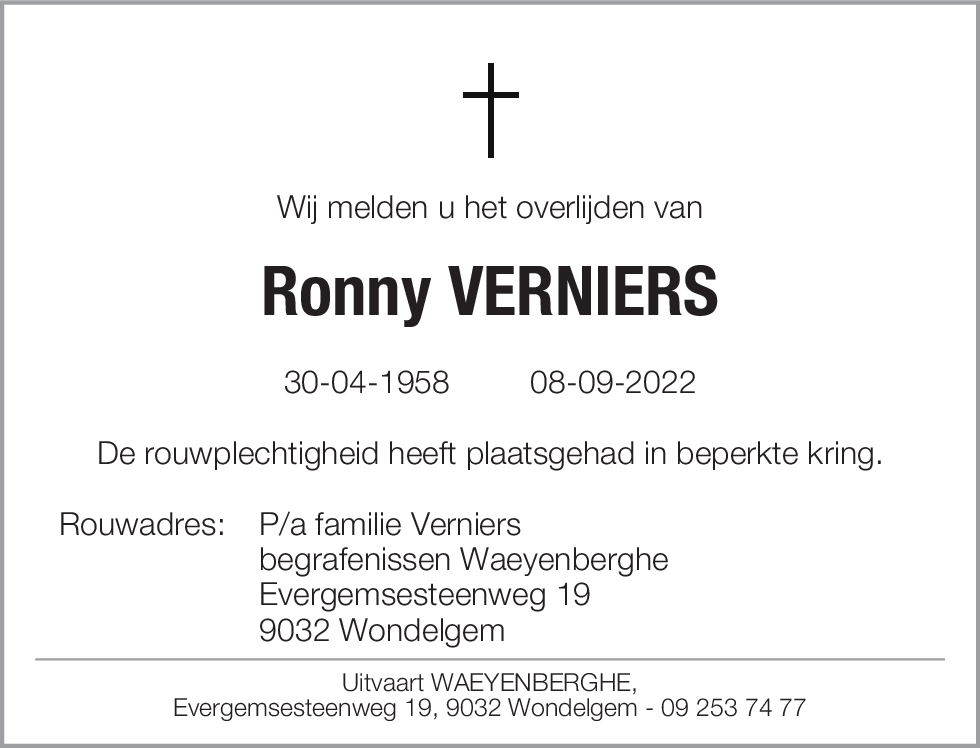 Ronny Verniers