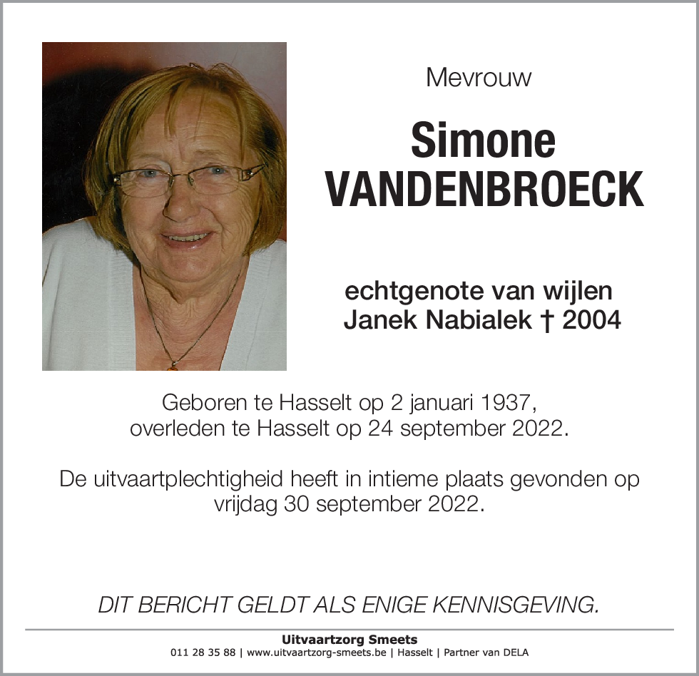 Simone Vandenbroeck