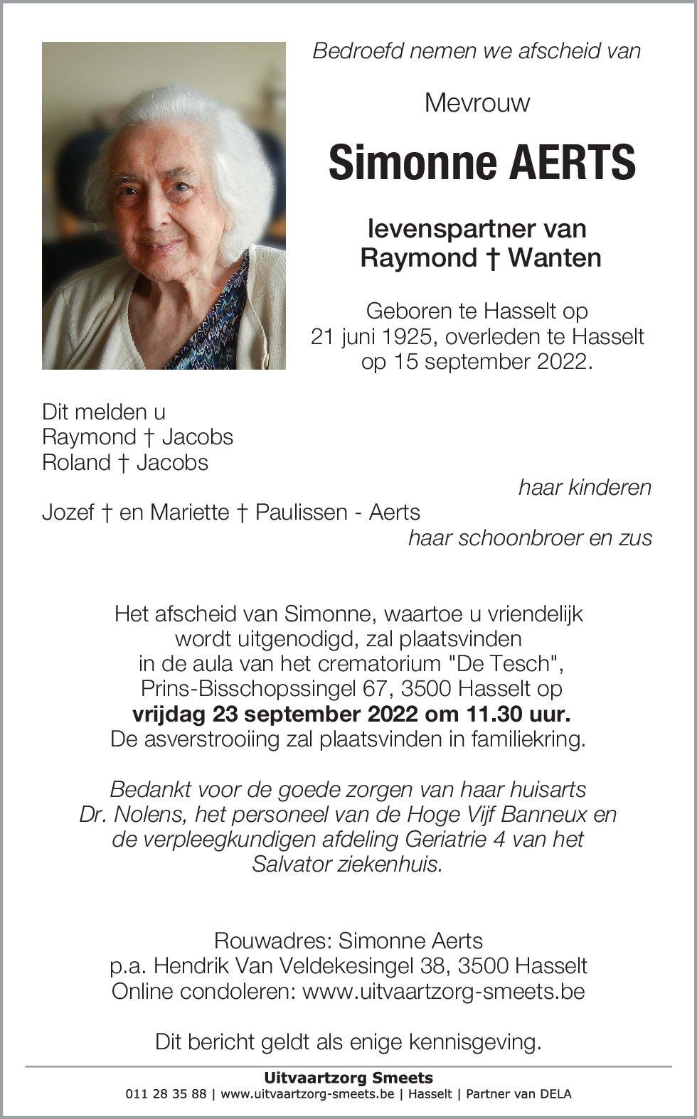 Simonne Aerts