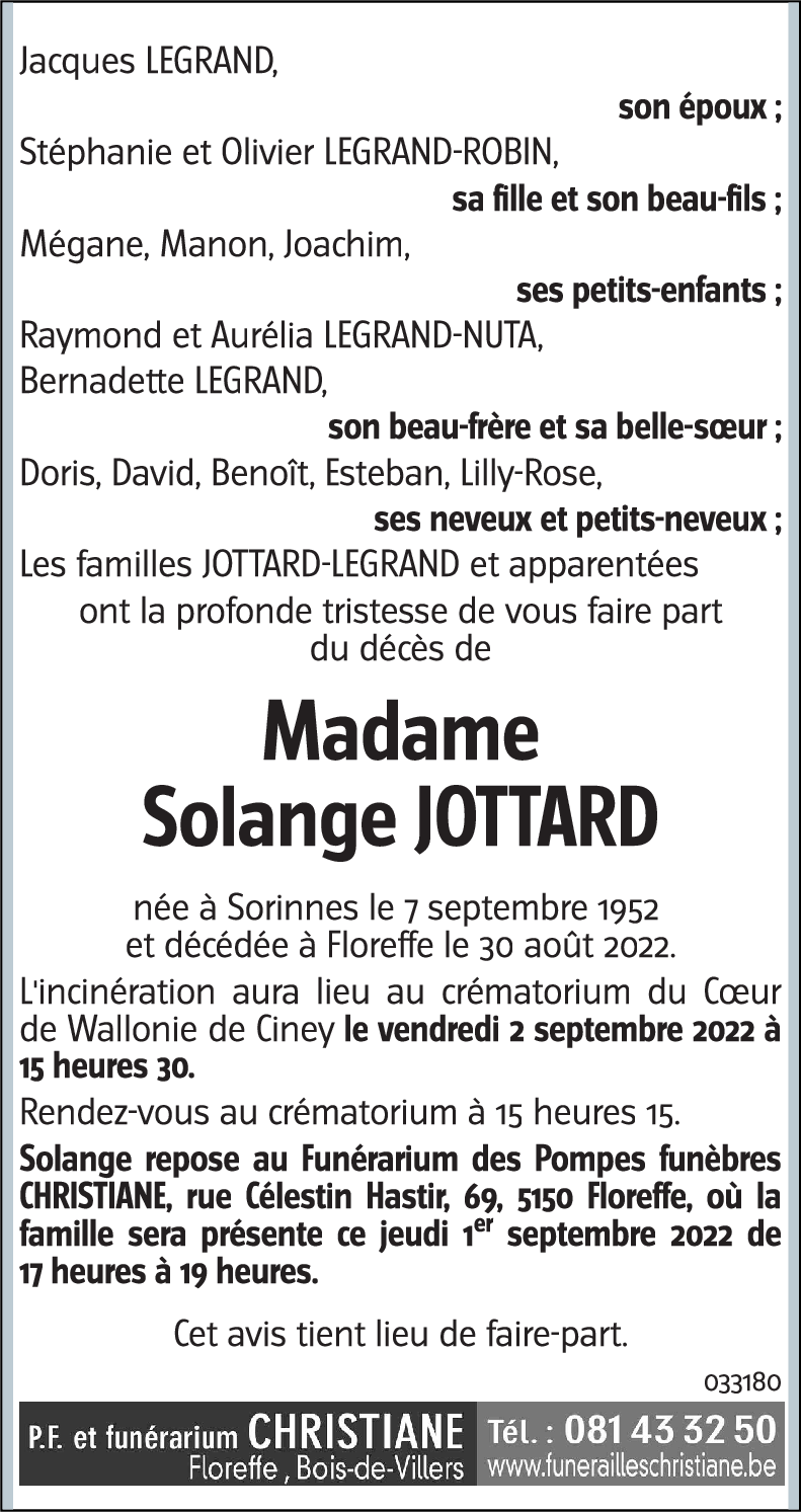 Solange JOTTARD