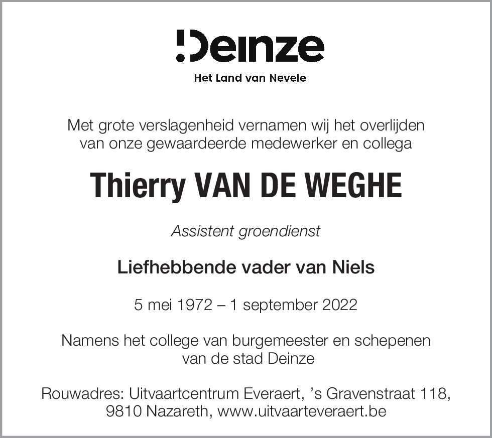 Thierry Van De Weghe