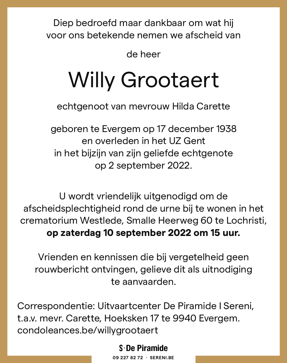 Willy Grootaert