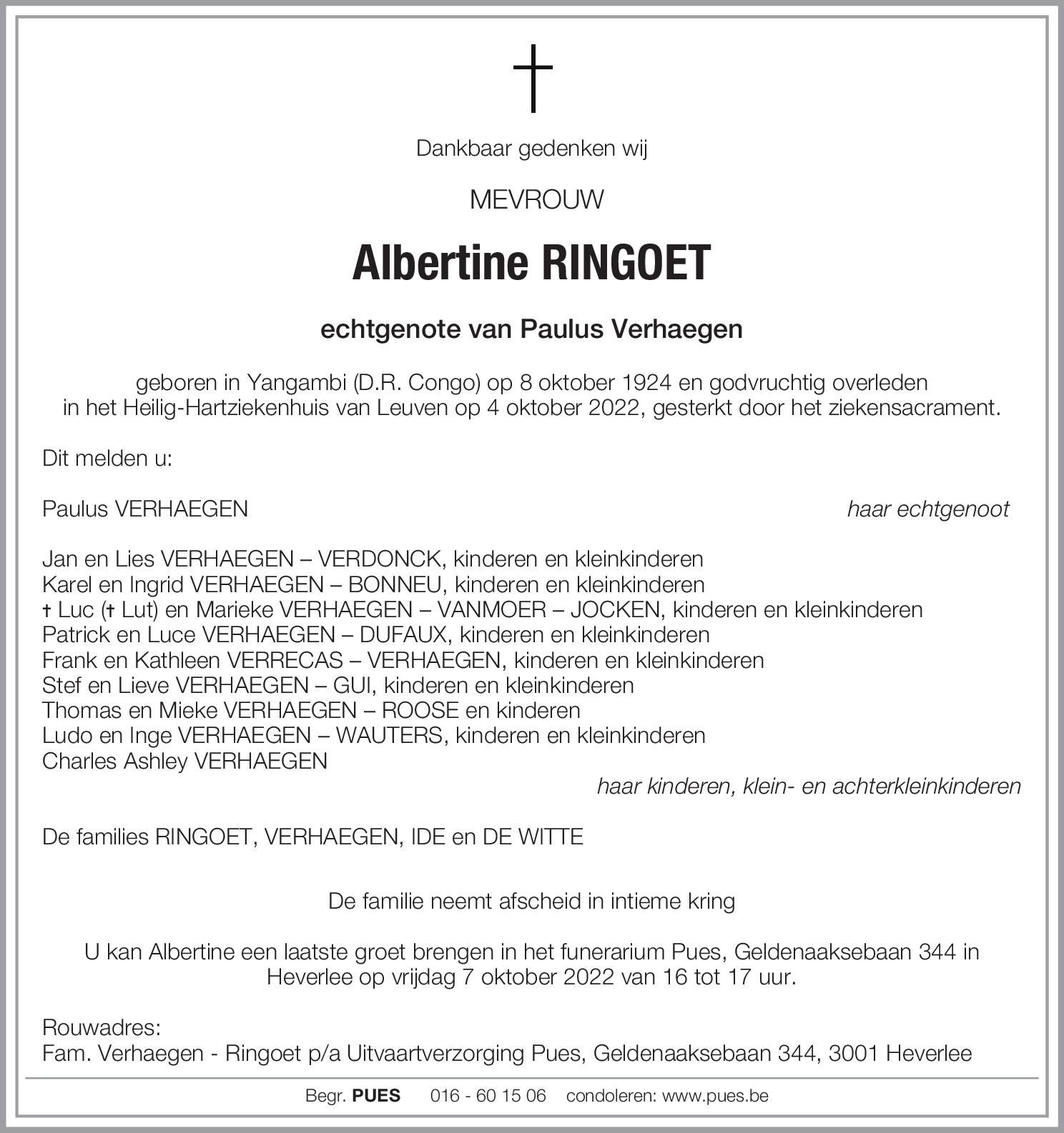 Albertine Ringoet