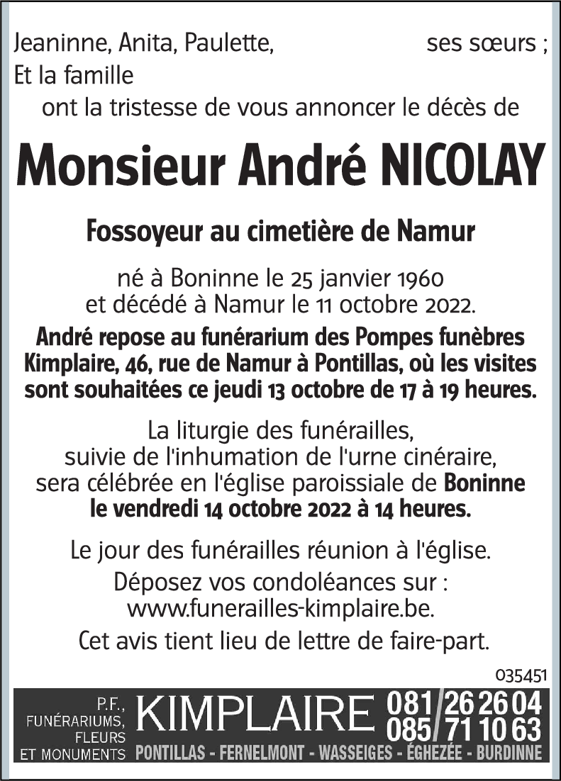 André NICOLAY