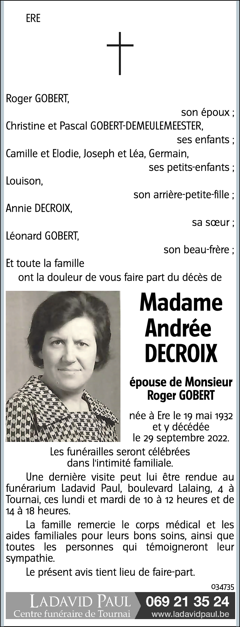 Andrée DECROIX