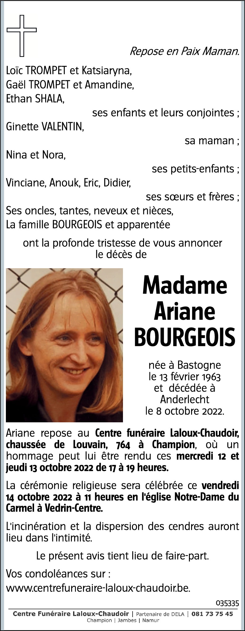 Ariane BOURGEOIS