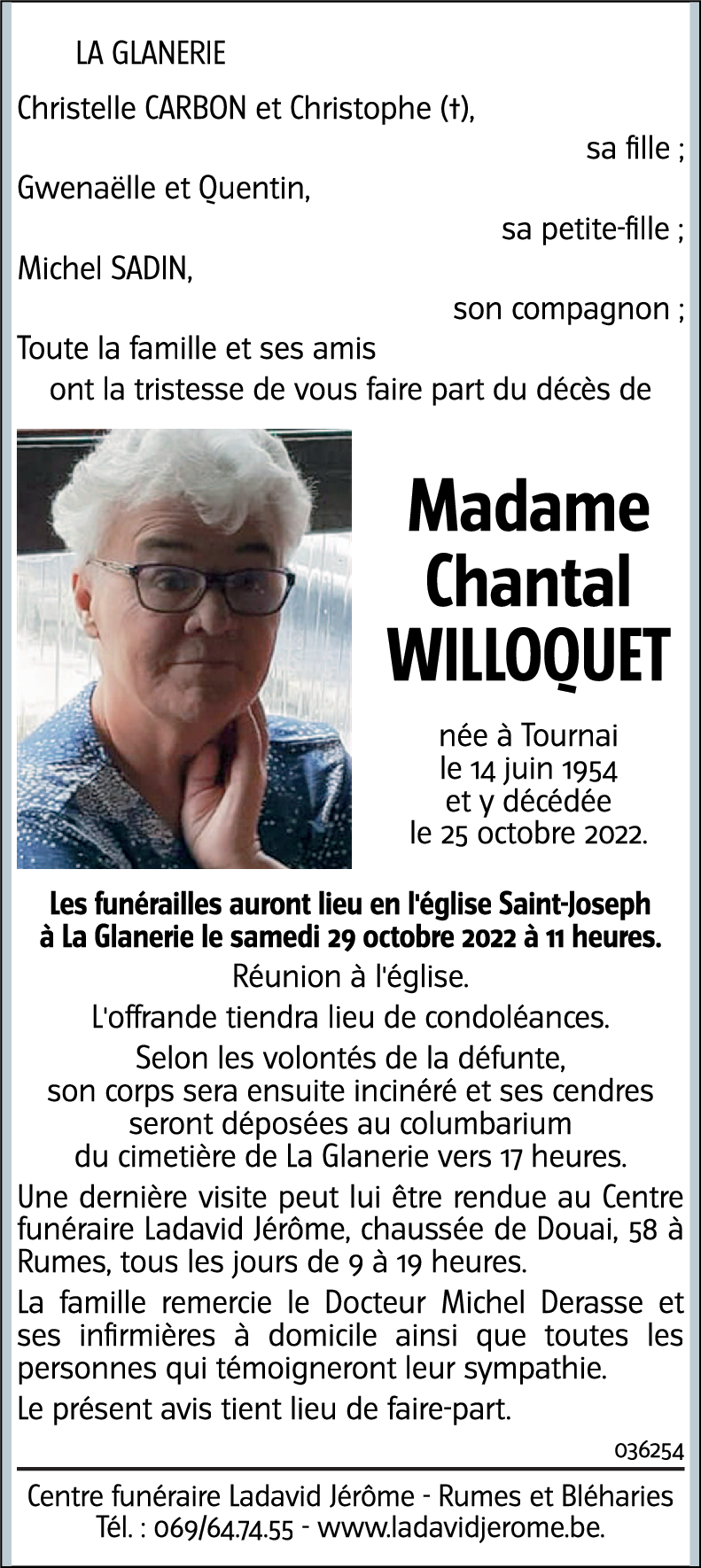 Chantal WILLOQUET