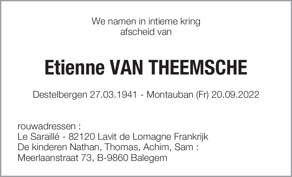 Etienne Van Theemsche