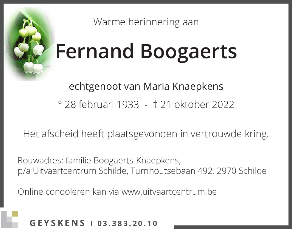 Fernand Boogaerts