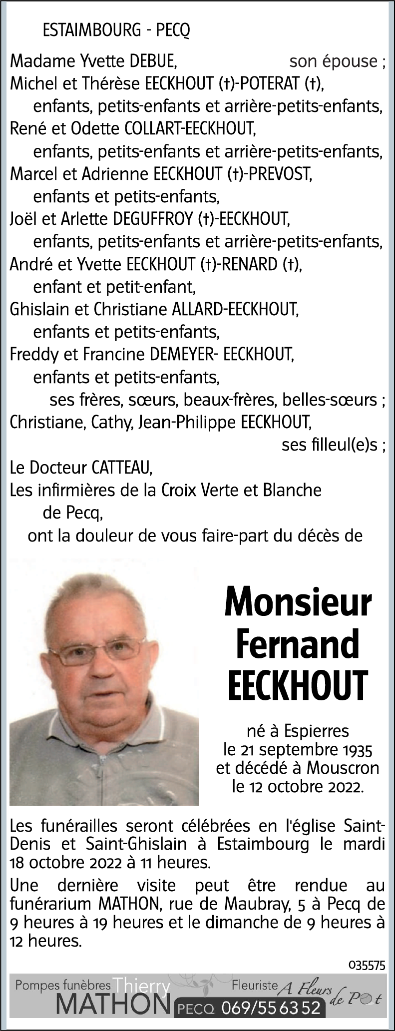 Fernand EECKHOUT