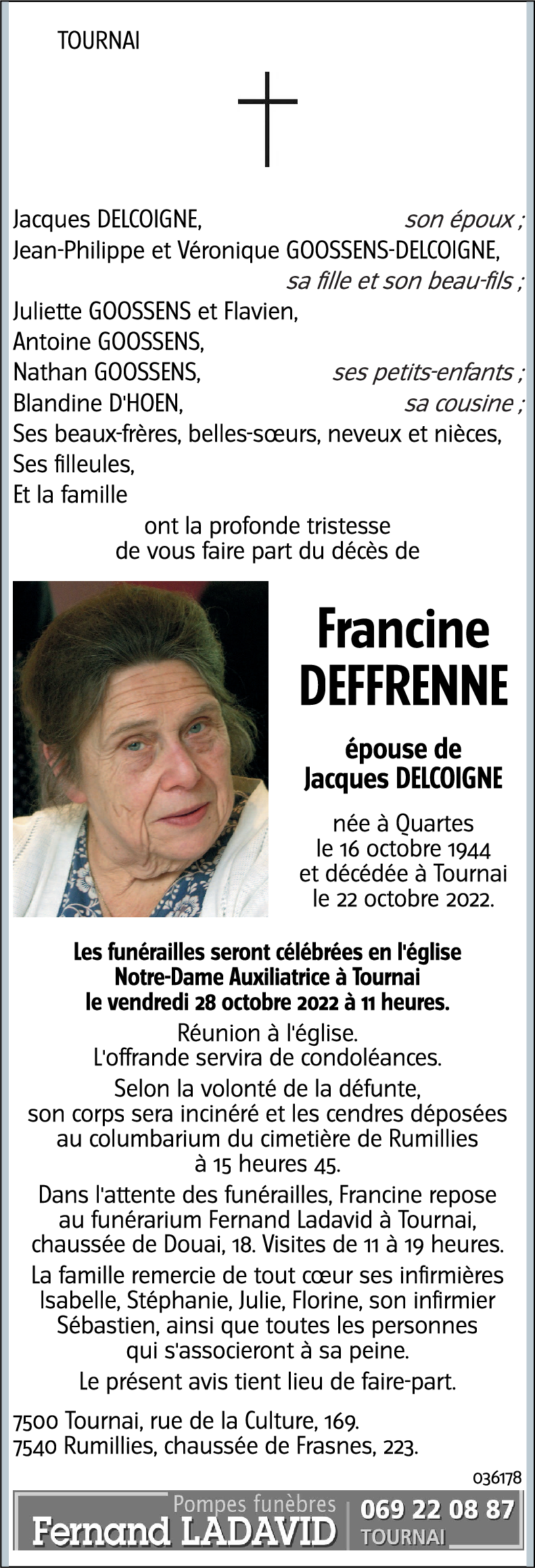 Francine DEFFRENNE