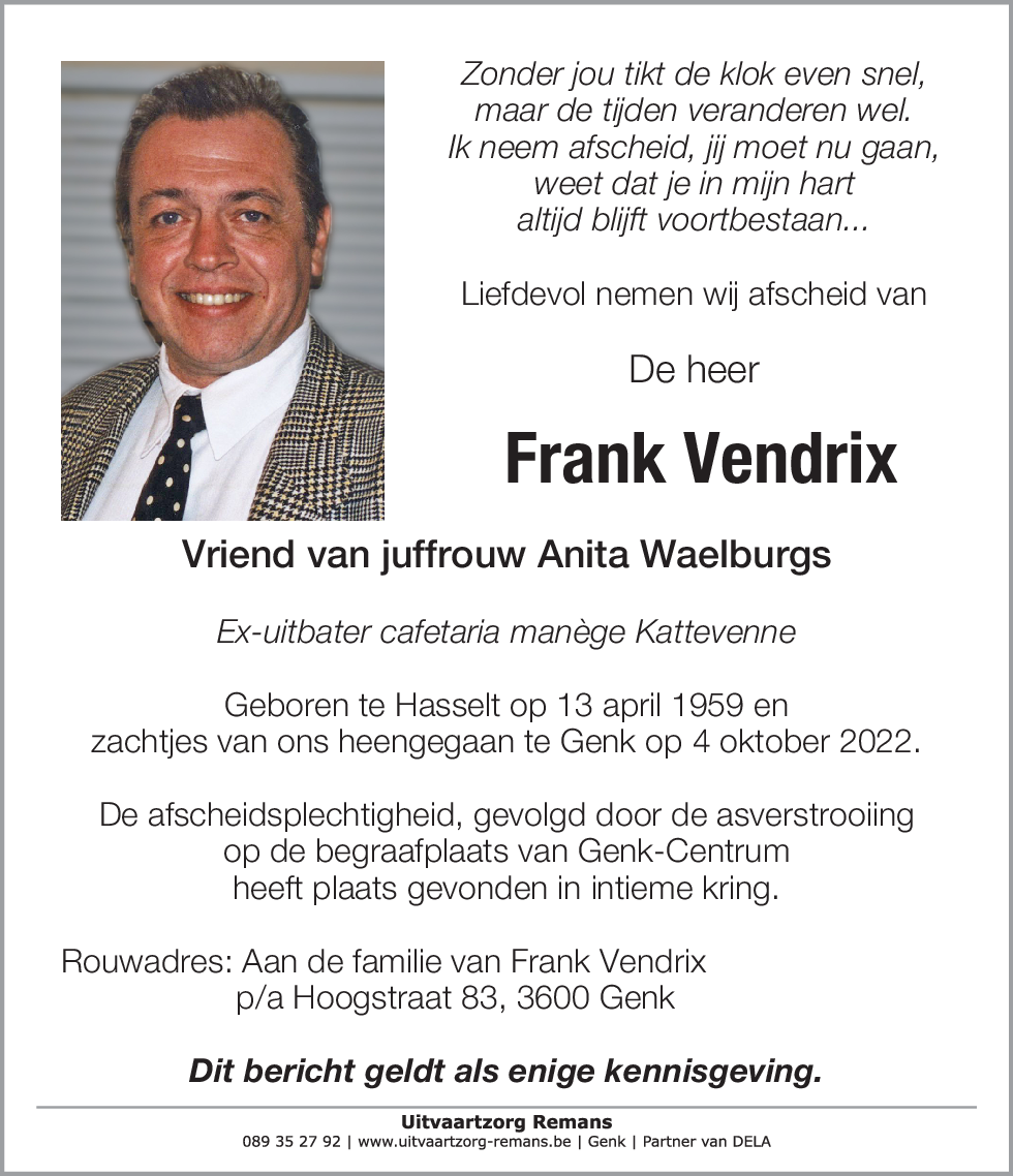 Frank Vendrix