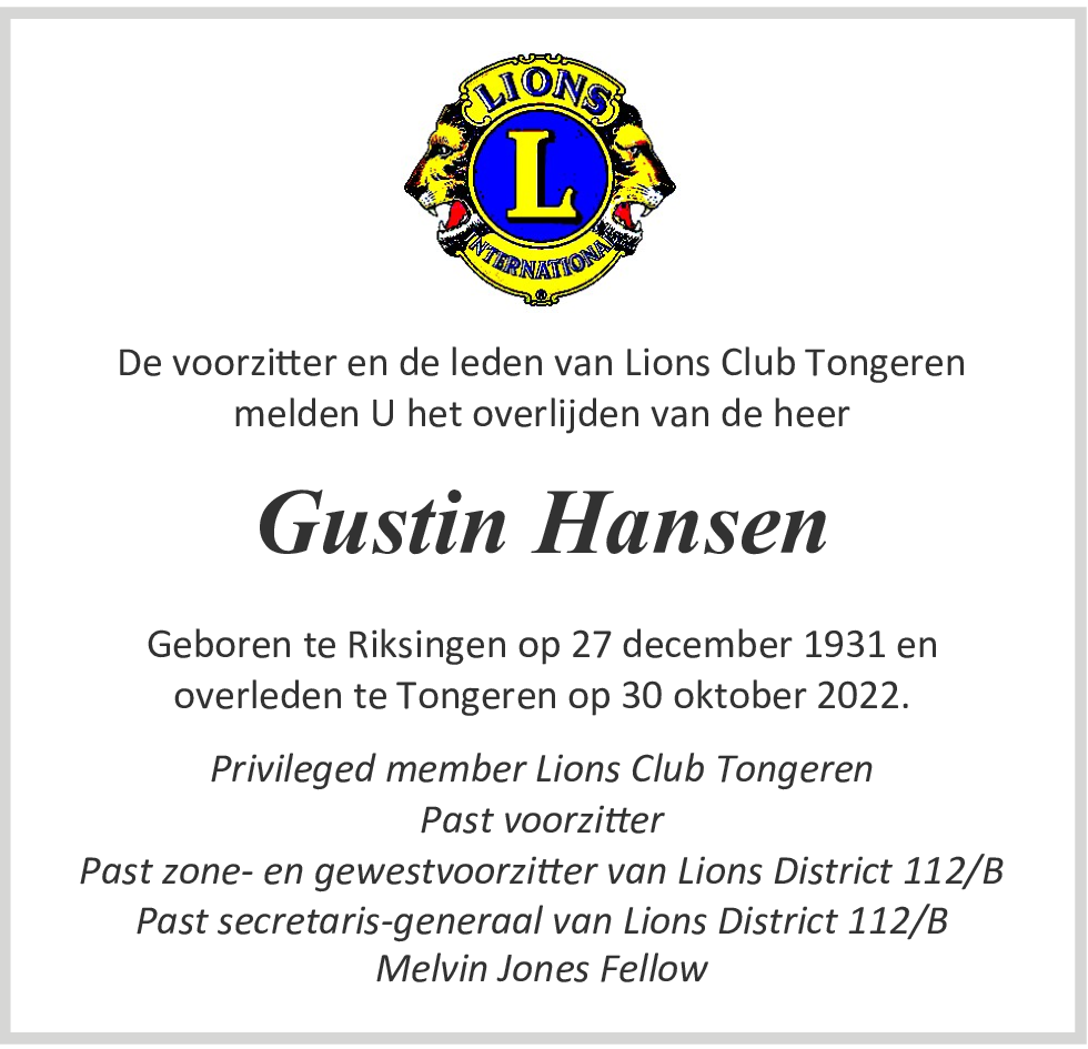 Gustin Hansen