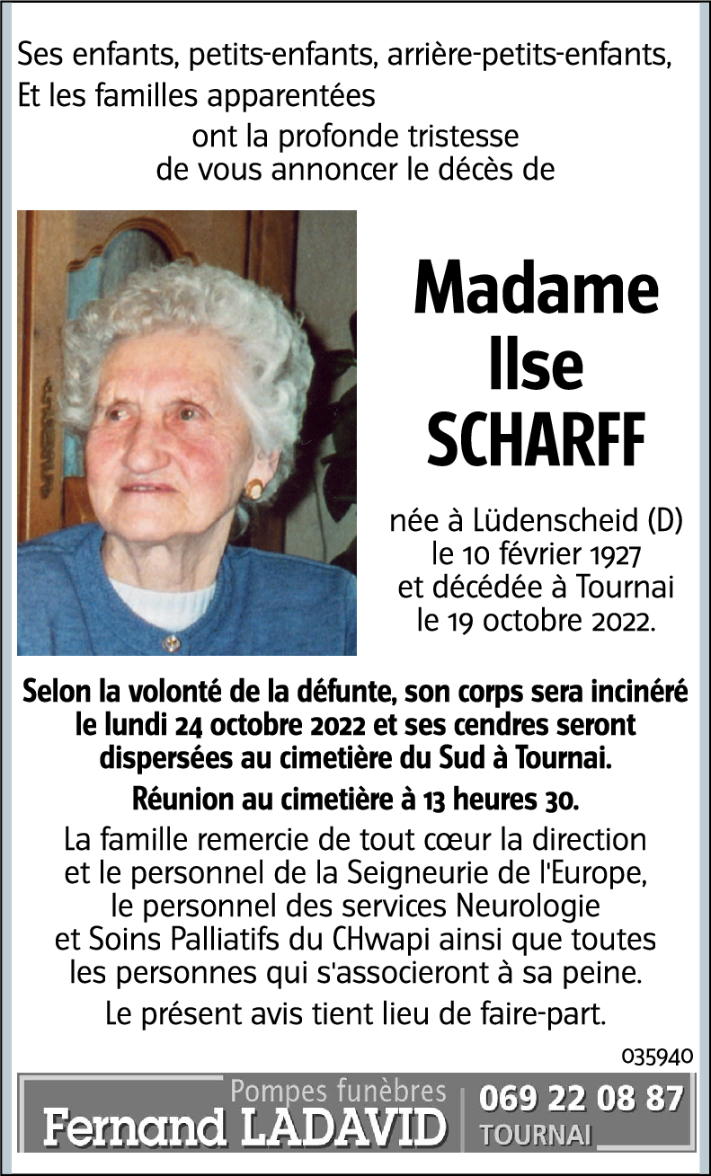 Ilse SCHARFF