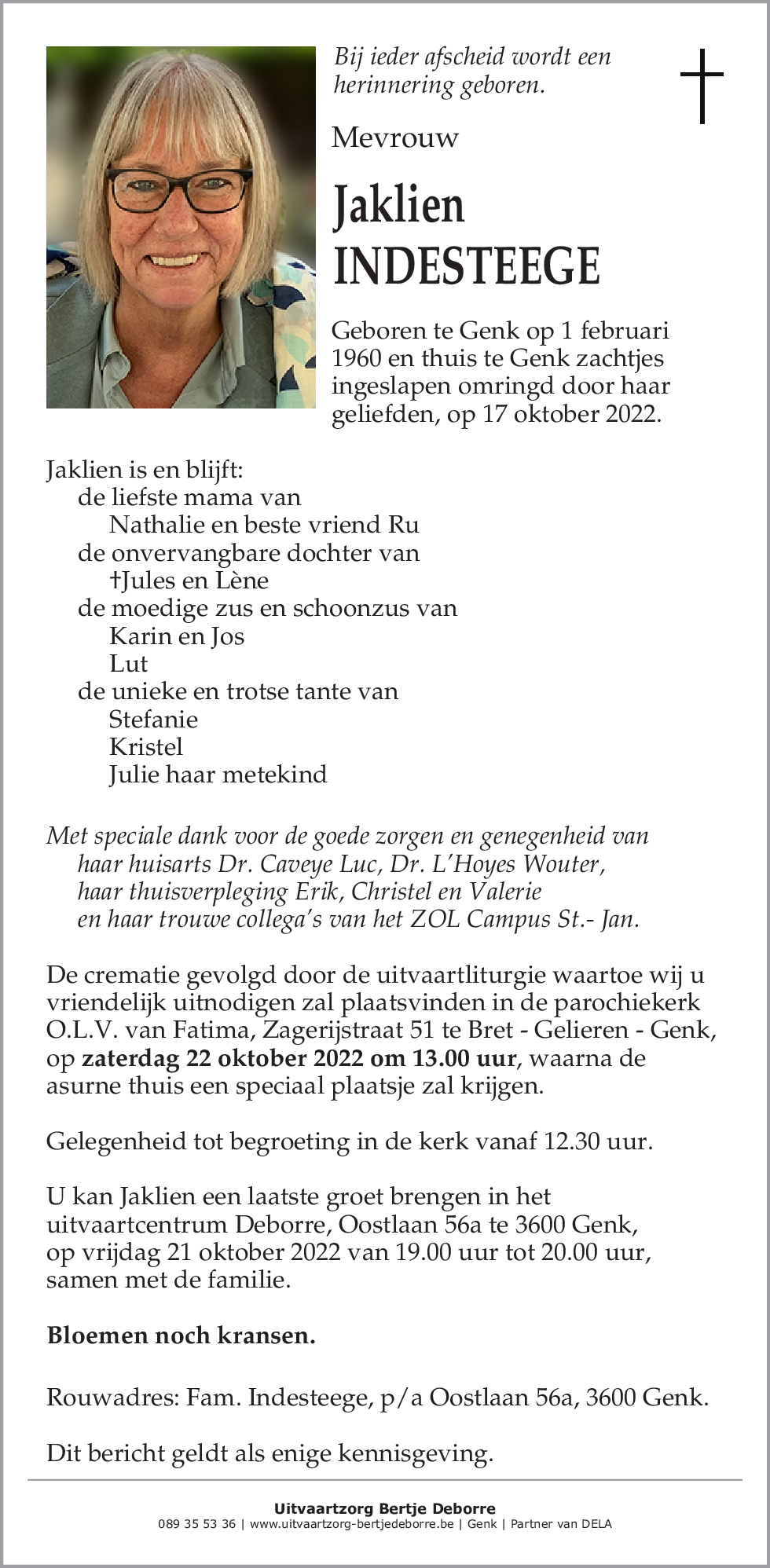 Jaklien Indesteege