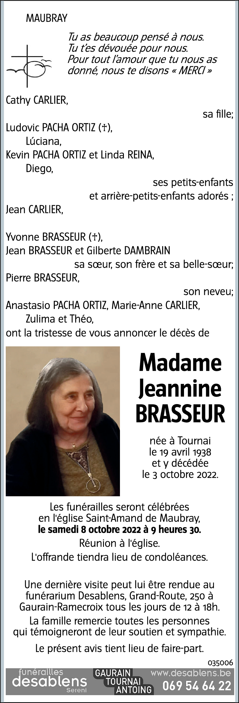 Jeannine Brasseur